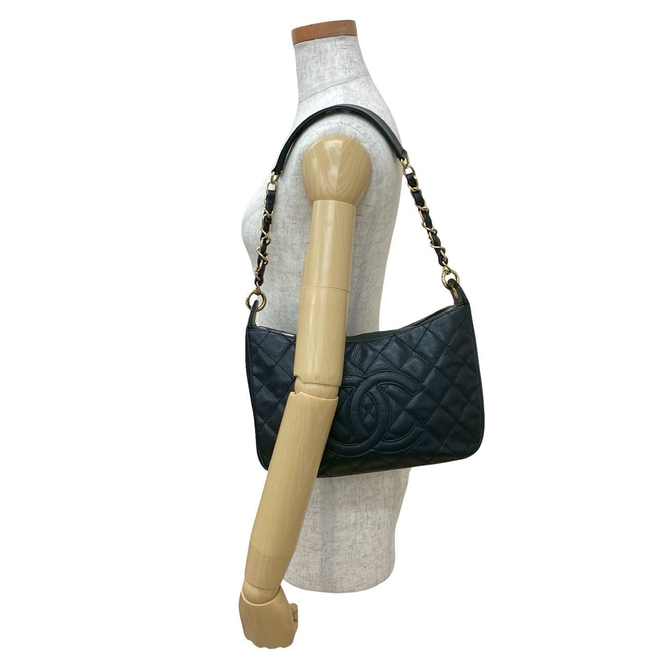 Chanel Caviar Leather Shoulder Bag