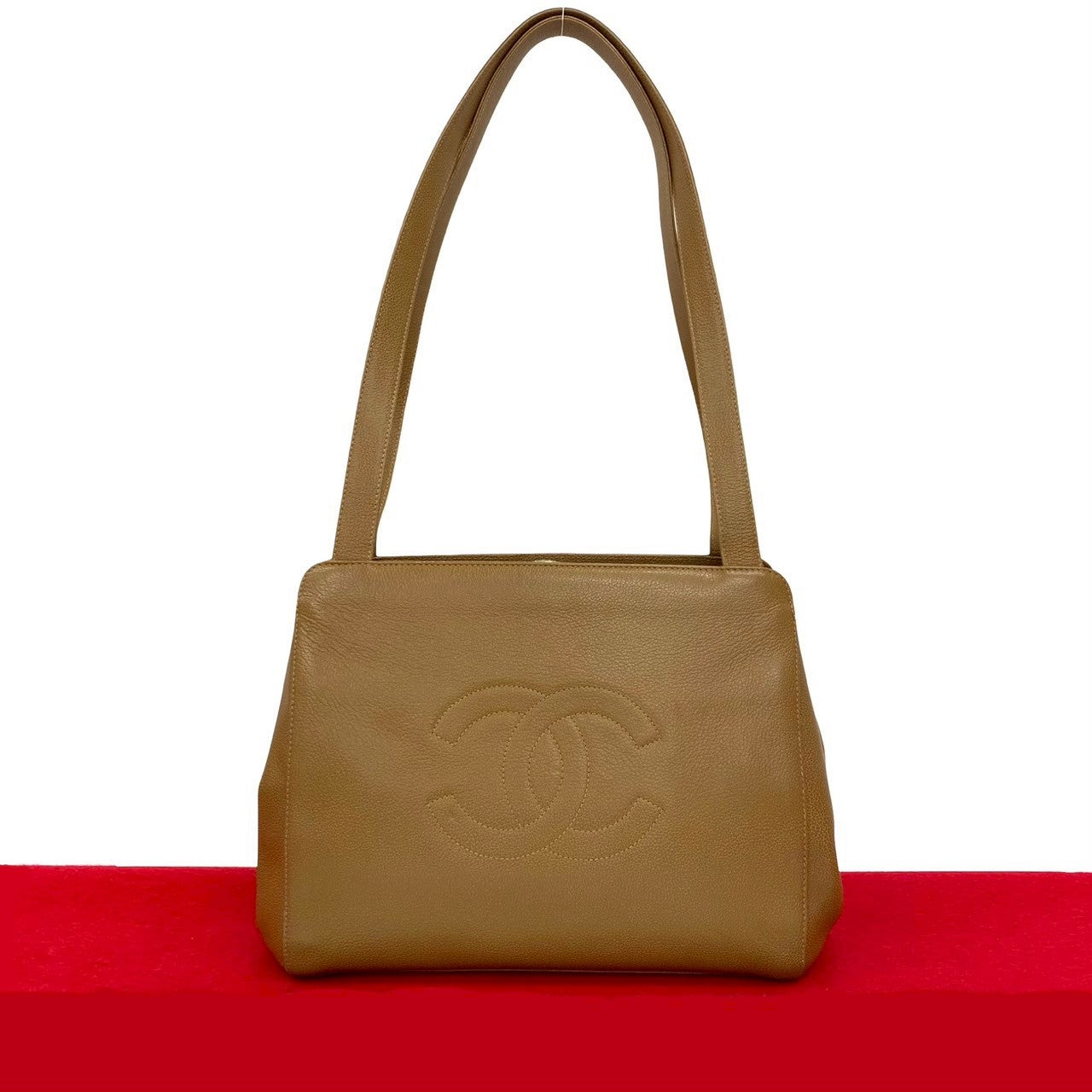 Chanel Caviar Skin 2way Shoulder Bag
