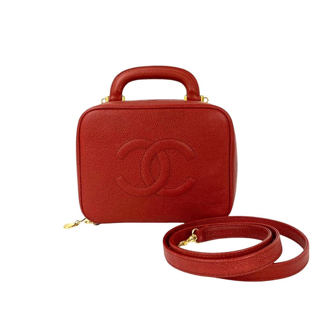 Chanel Caviar 2way Handbag