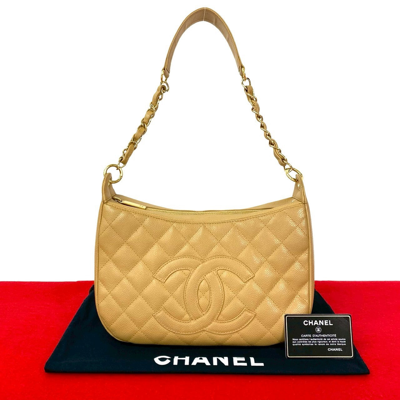 Chanel Matelassé Caviar Skin Shoulder Bag