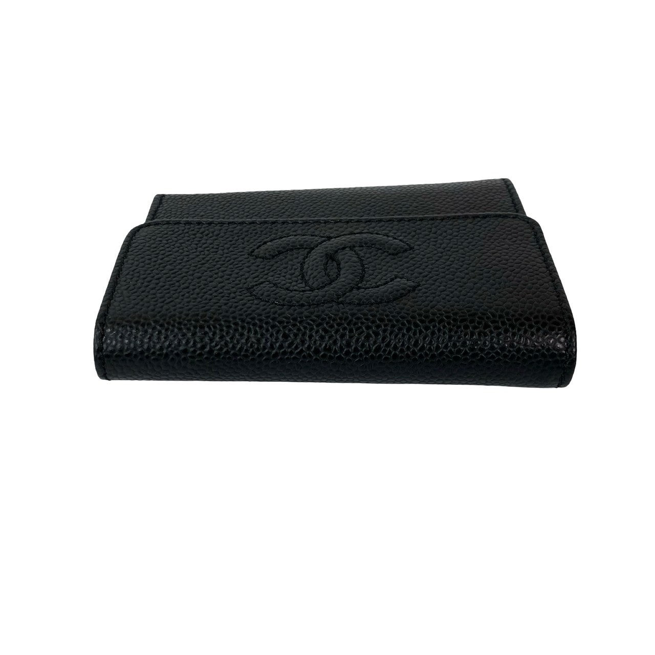Chanel Coco Mark Caviar Skin Wallet