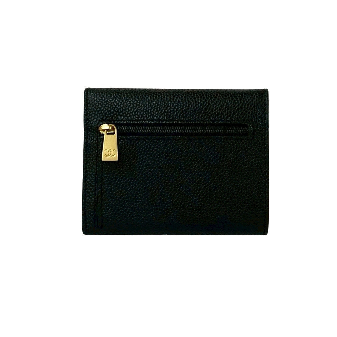 Chanel Coco Mark Caviar Skin Wallet
