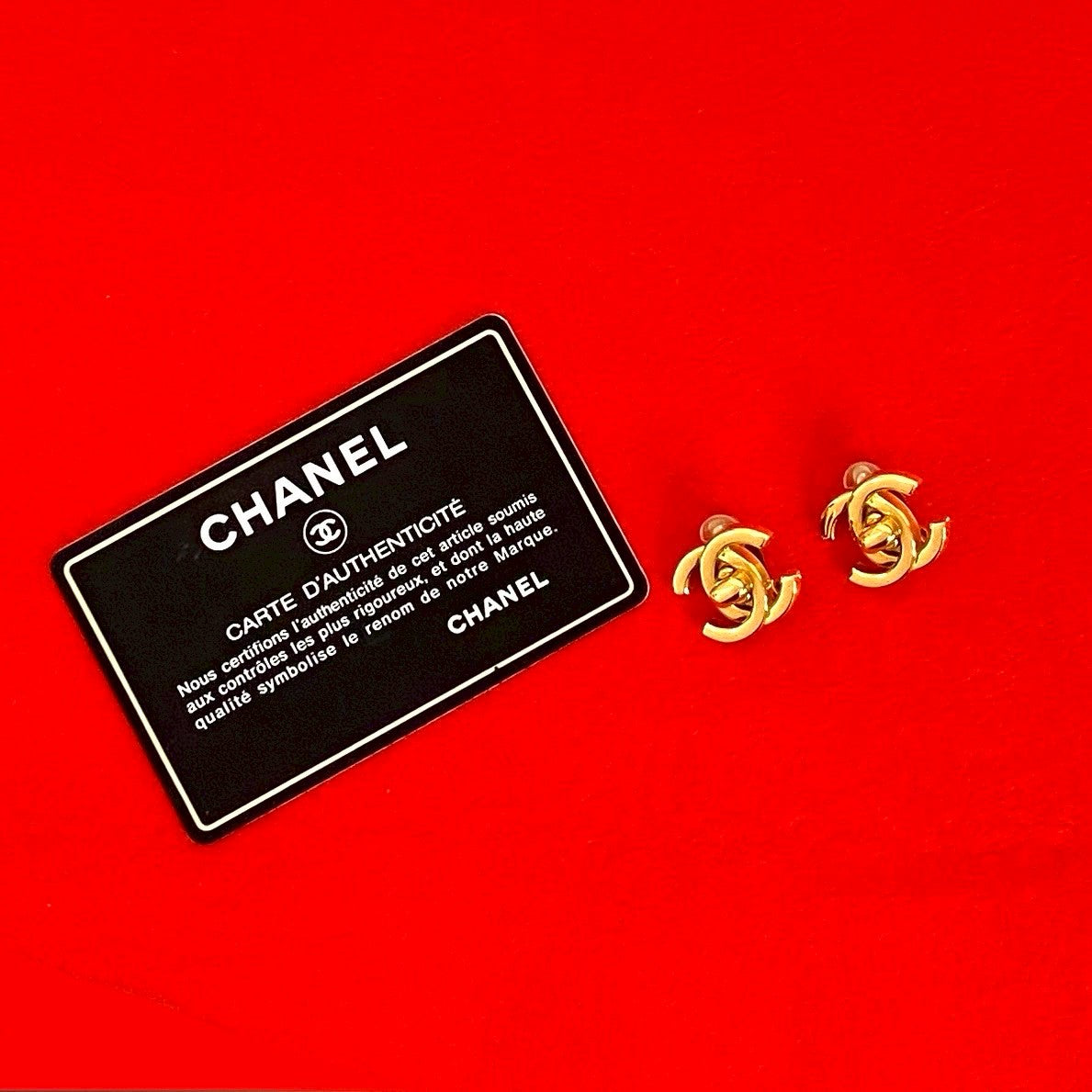 Chanel Coco Mark Earrings