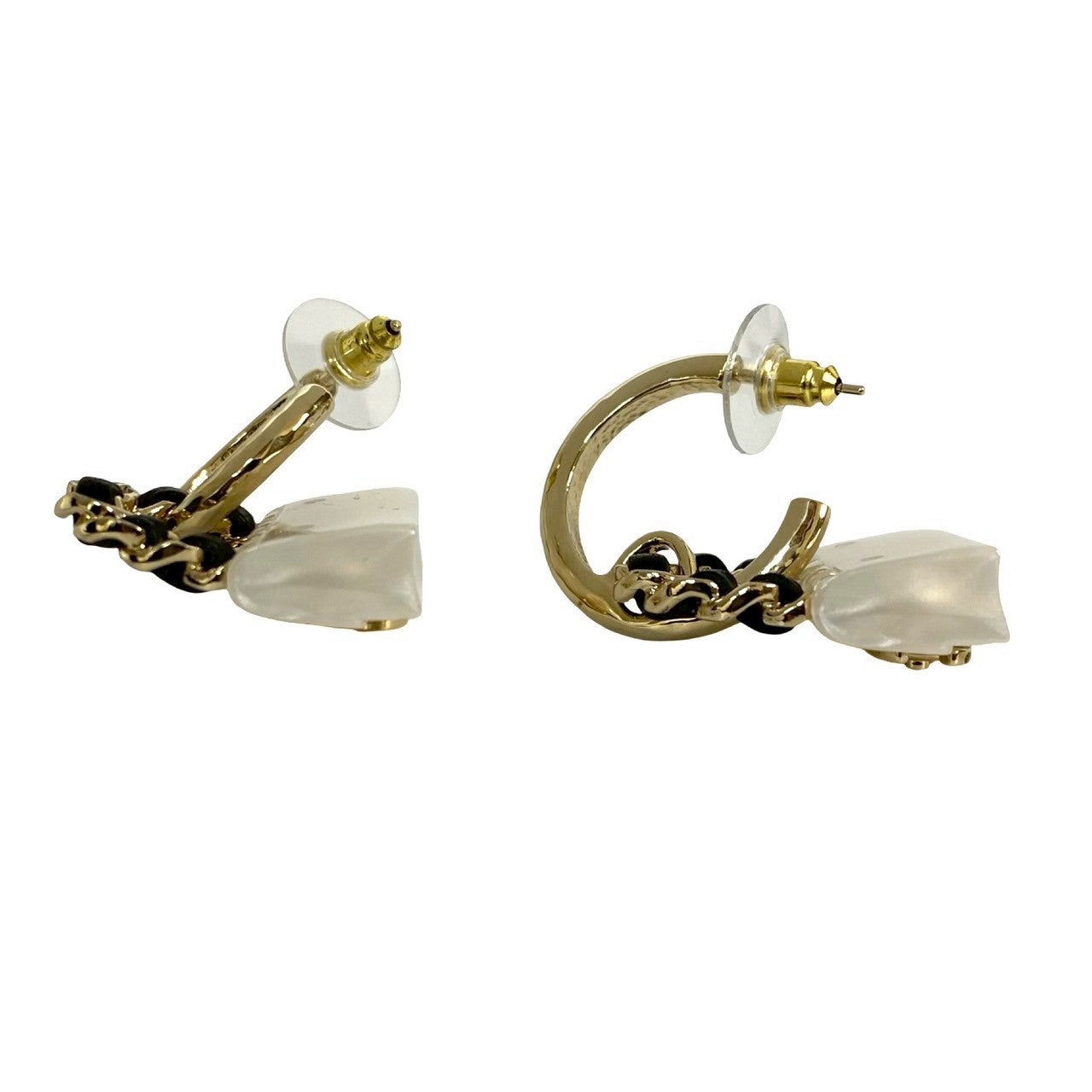 Chanel Coco Mark Matelasse Earrings