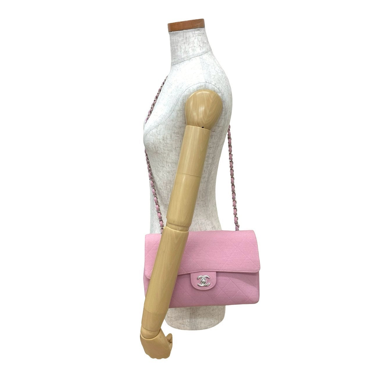 Chanel Matelassé Cotton Shoulder Bag