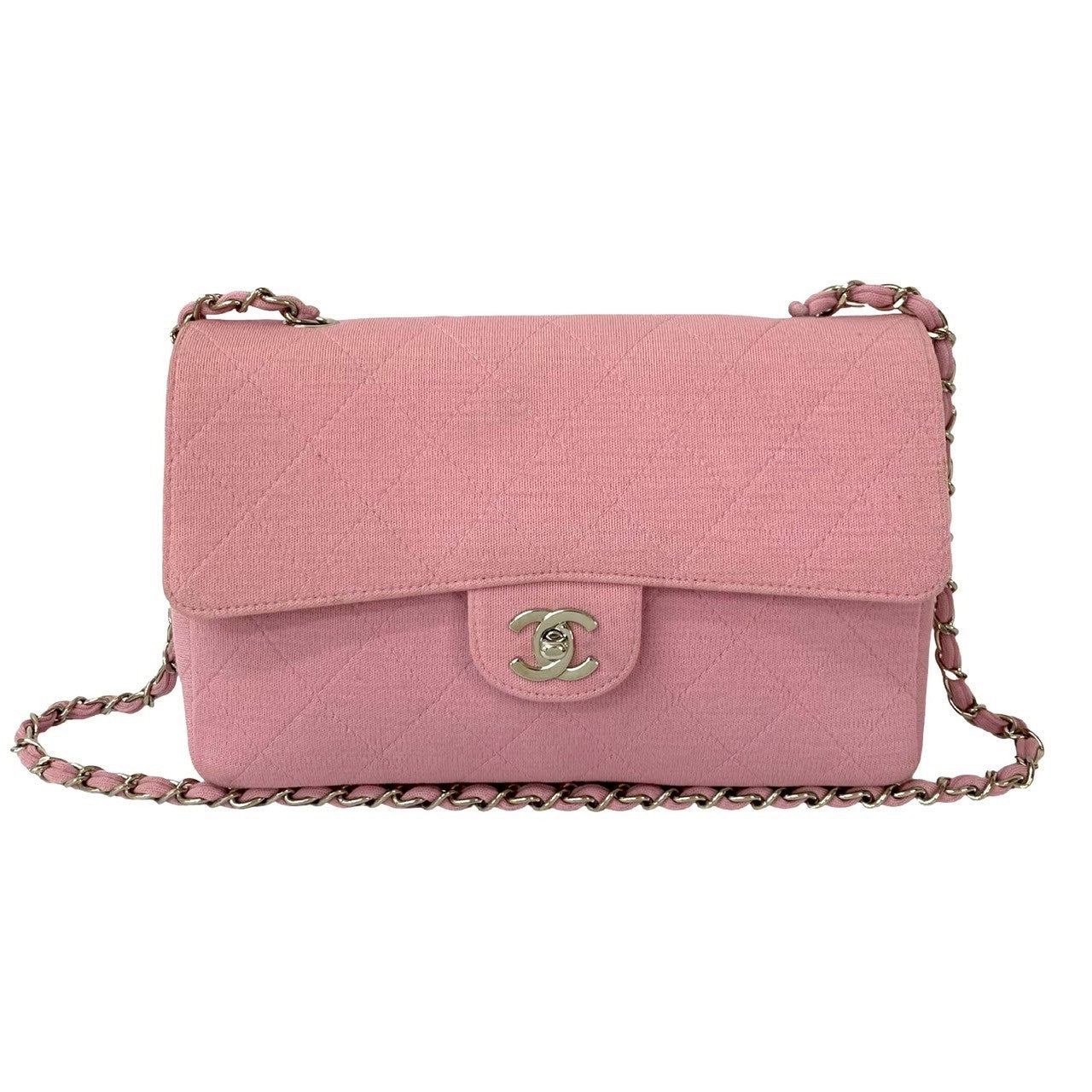 Chanel Matelassé Cotton Shoulder Bag
