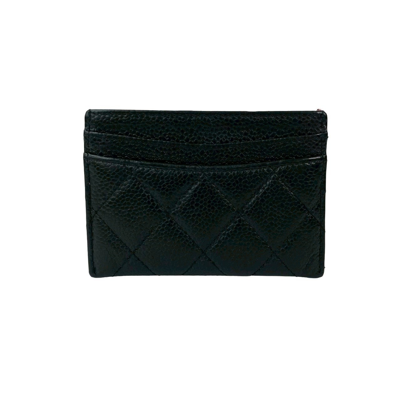 Chanel Matelassé Caviar Leather Card Case