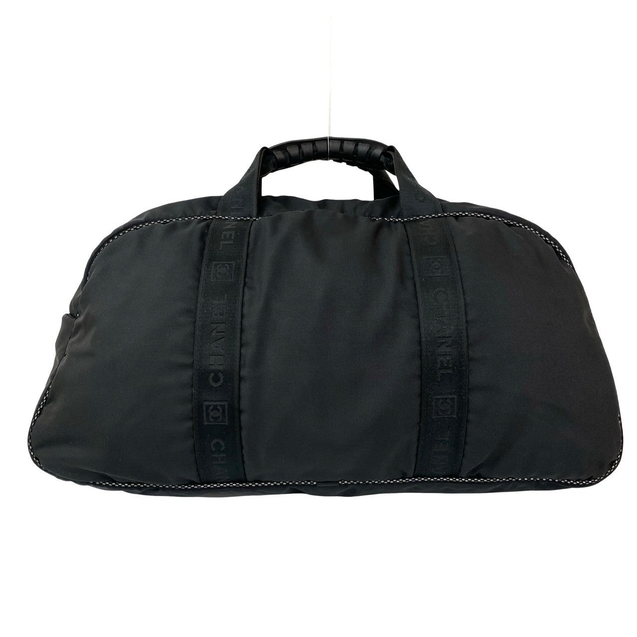 Chanel Coco Nylon Rubber 2way Boston Bag