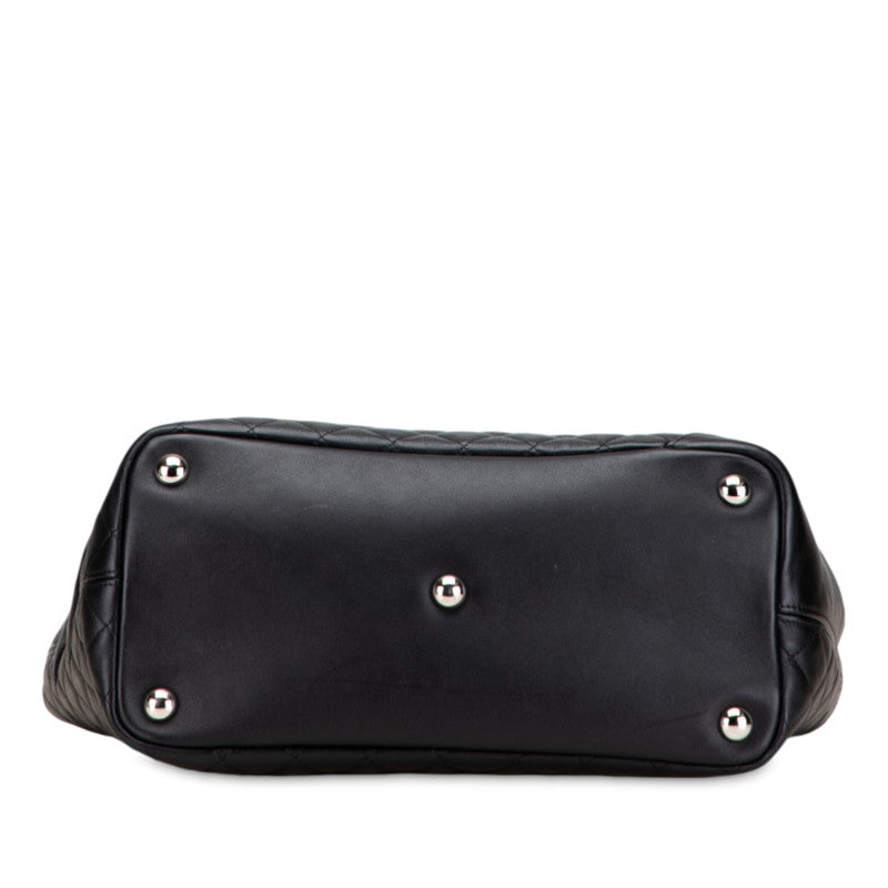 Chanel Cambon Line Matelassé Lambskin Tote Bag