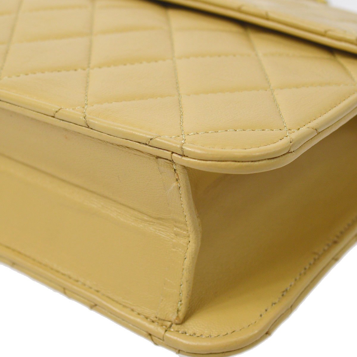 CHANEL 1986-1988 Single Turnlock 2way Handbag ao29038