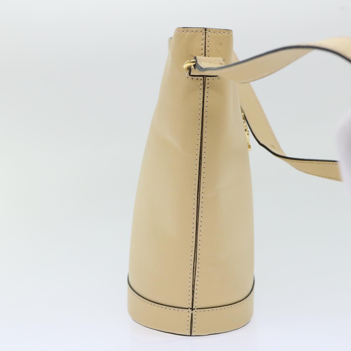Luxury CELINE Shoulder Bag Leather Beige  ar10051B