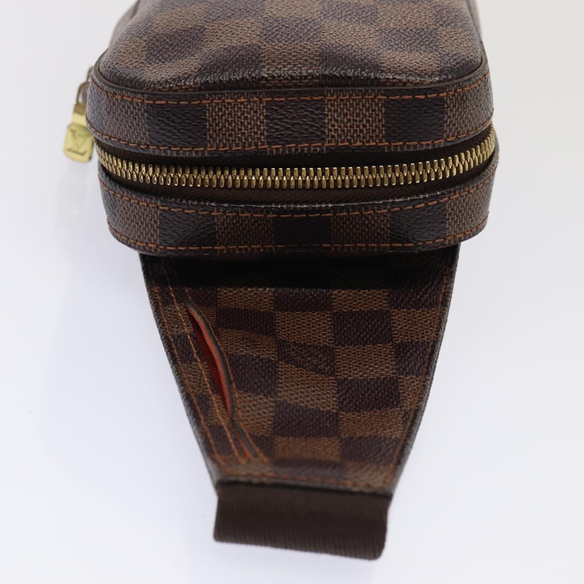 LOUIS VUITTON Damier Ebene Geronimos Shoulder Bag   N51994 LV Auth ar12472