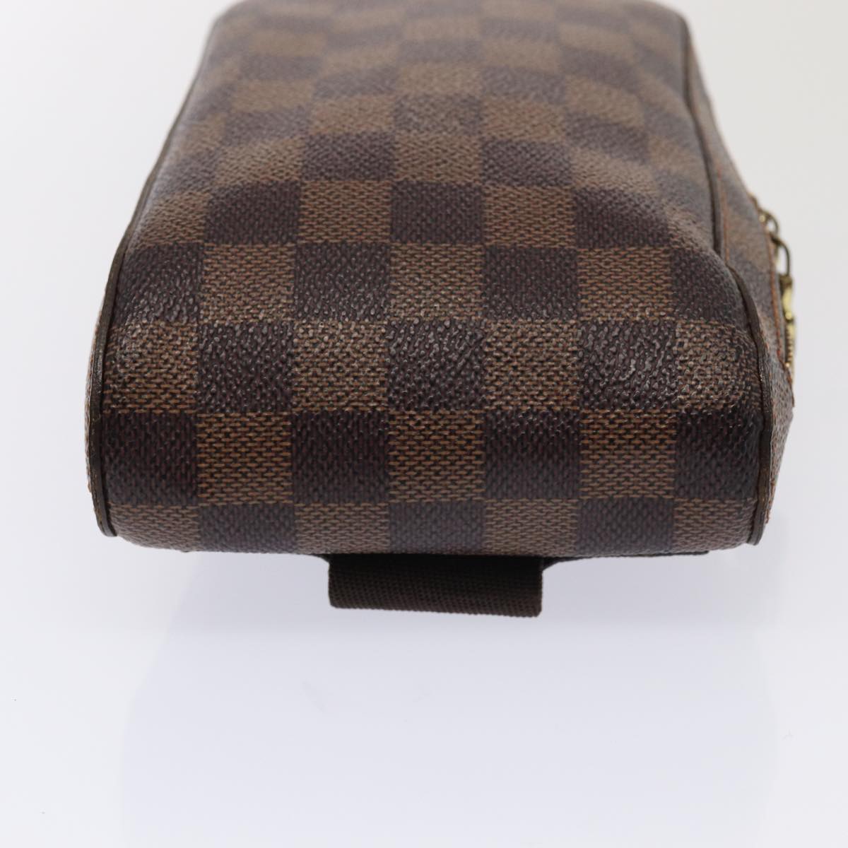 LOUIS VUITTON Damier Ebene Geronimos Shoulder Bag   N51994 LV Auth ar12472