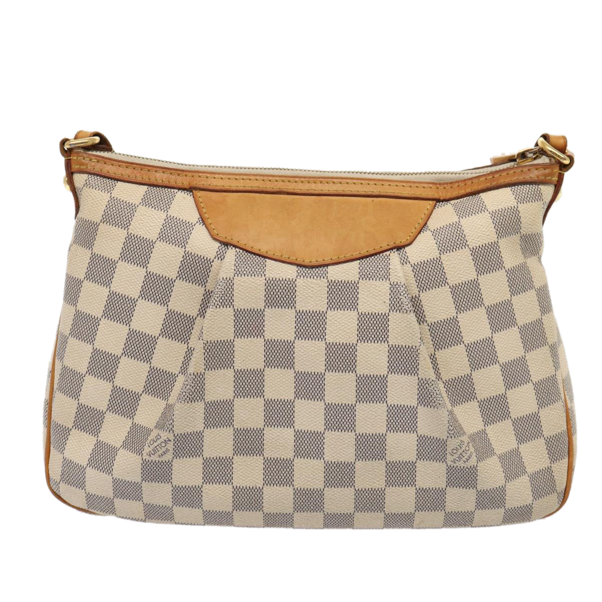 LOUIS VUITTON Damier Azur Siracusa PM Shoulder Bag N41113 LV Auth ar12518