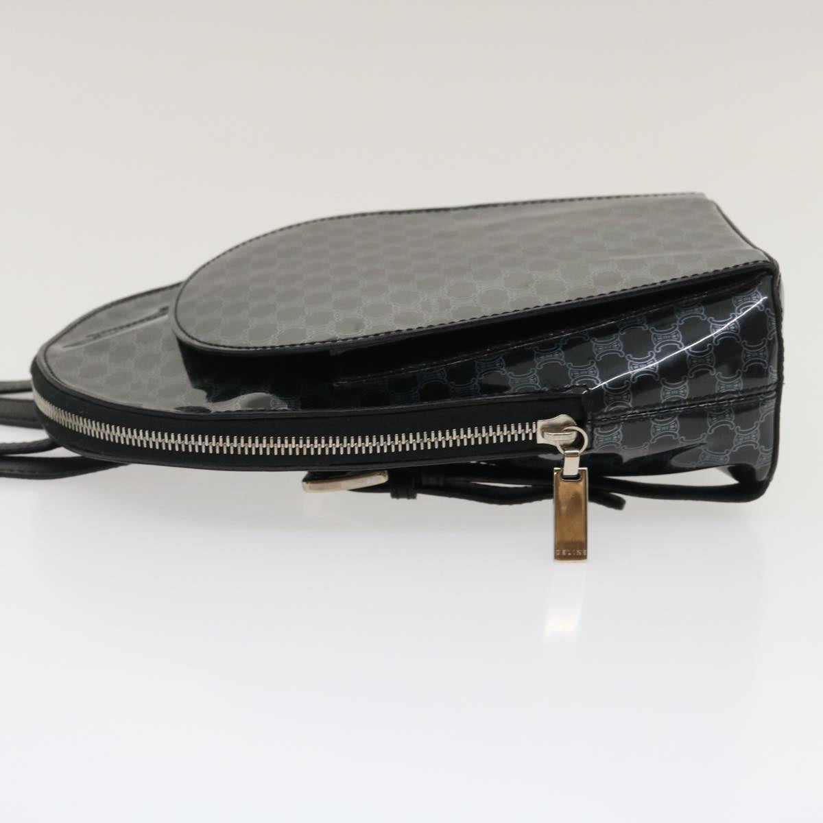 Luxury CELINE Macadam Backpack Vinyl Black  ar6749