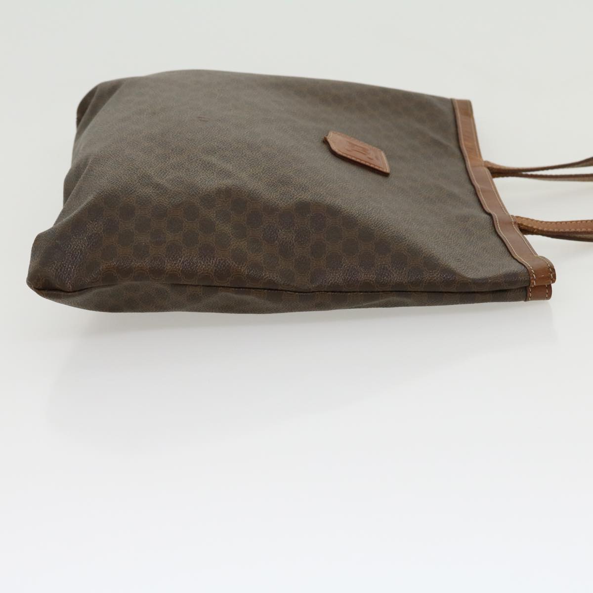 Luxury CELINE Macadam Canvas Tote Bag Brown  ar7192