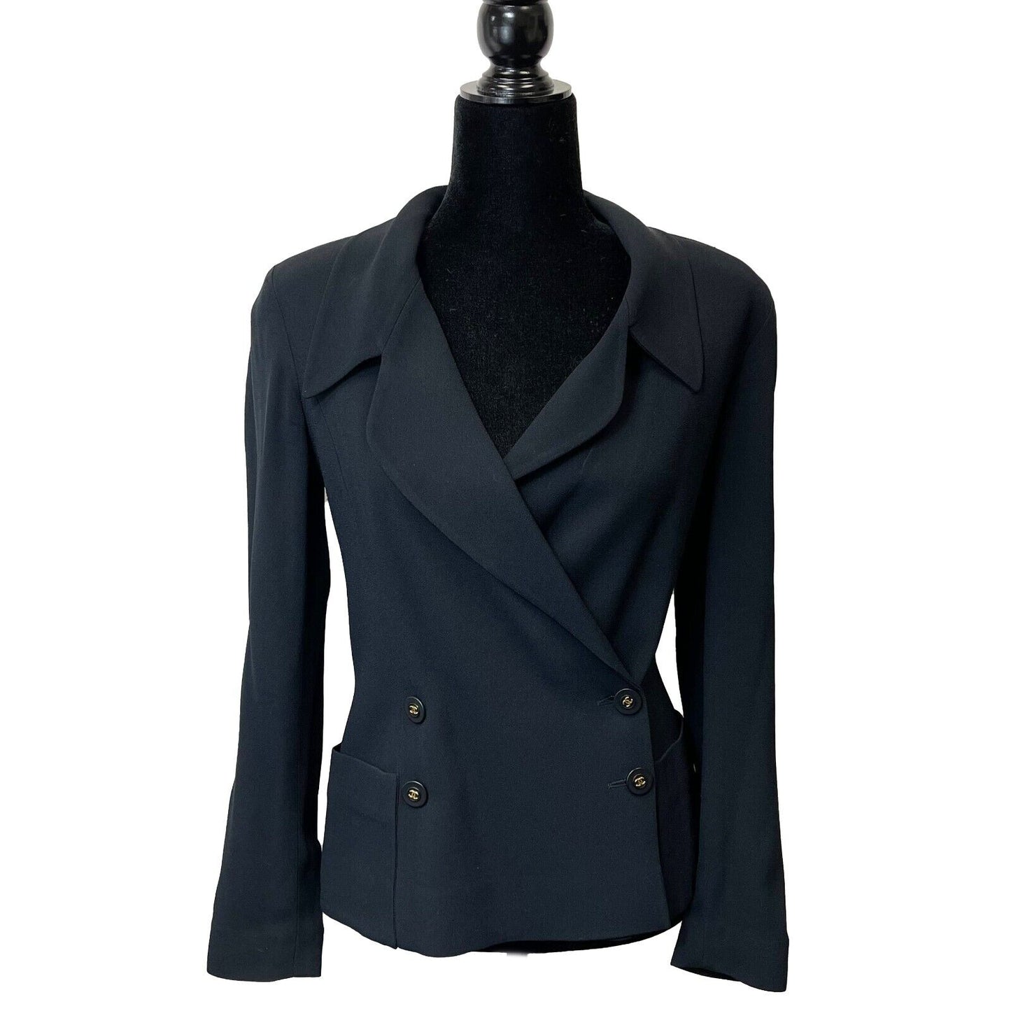 Chanel -  94P Black Blazer -