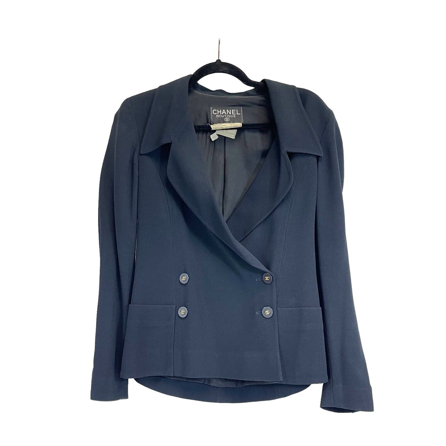Chanel -  94P Black Blazer -