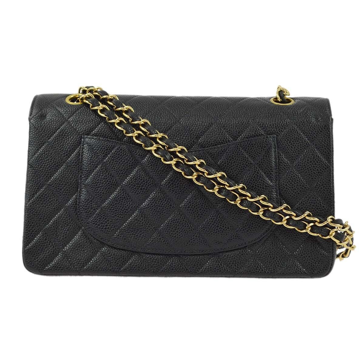 Chanel Black Caviar Medium Classic