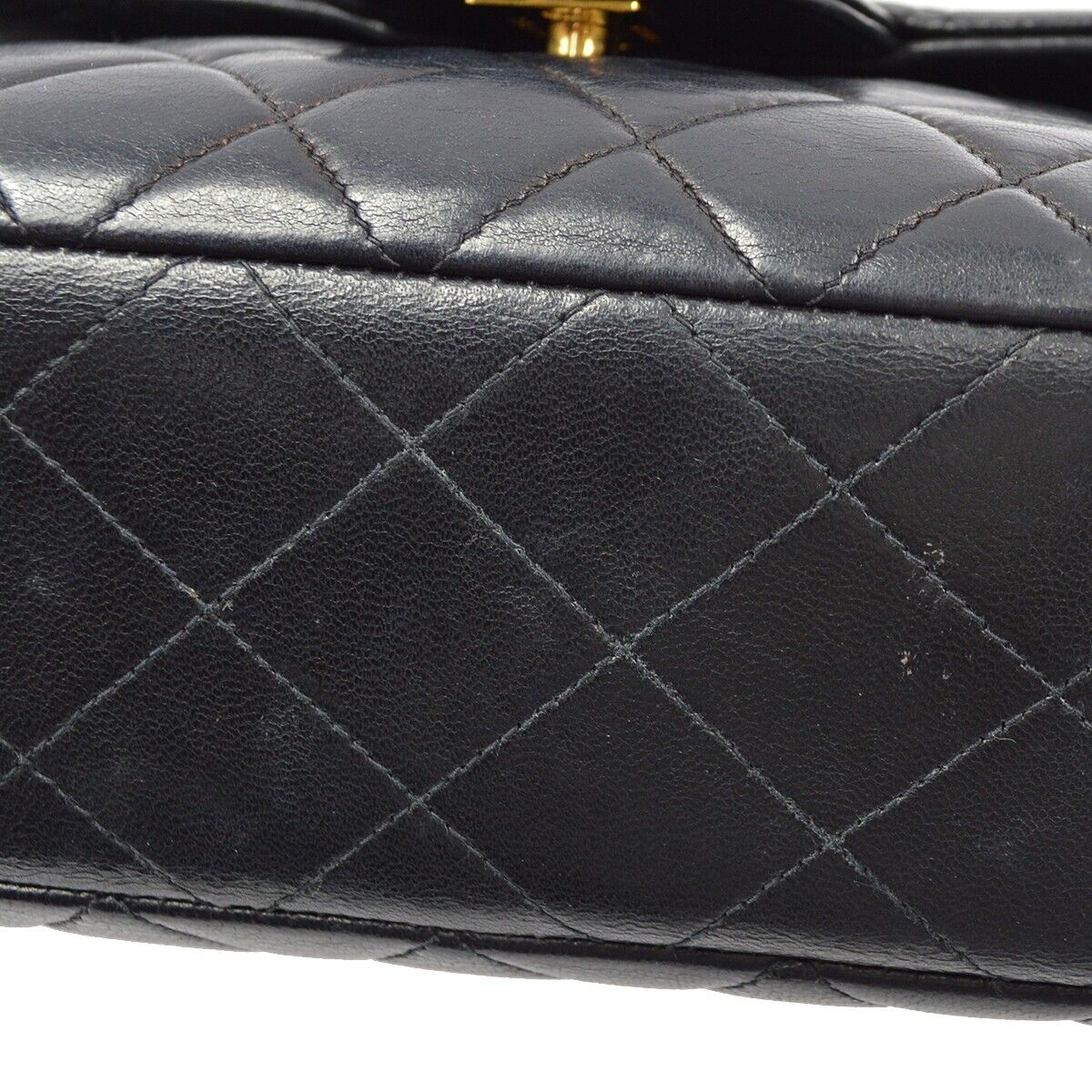 Chanel Black Lambskin Double Sided