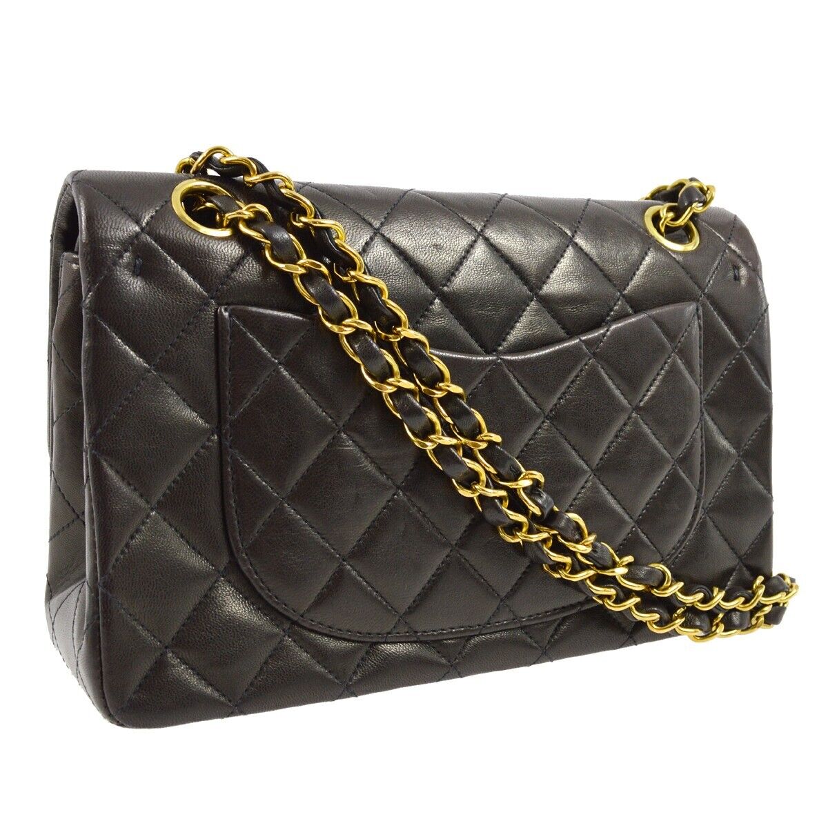 Chanel Black Lambskin Small Classic