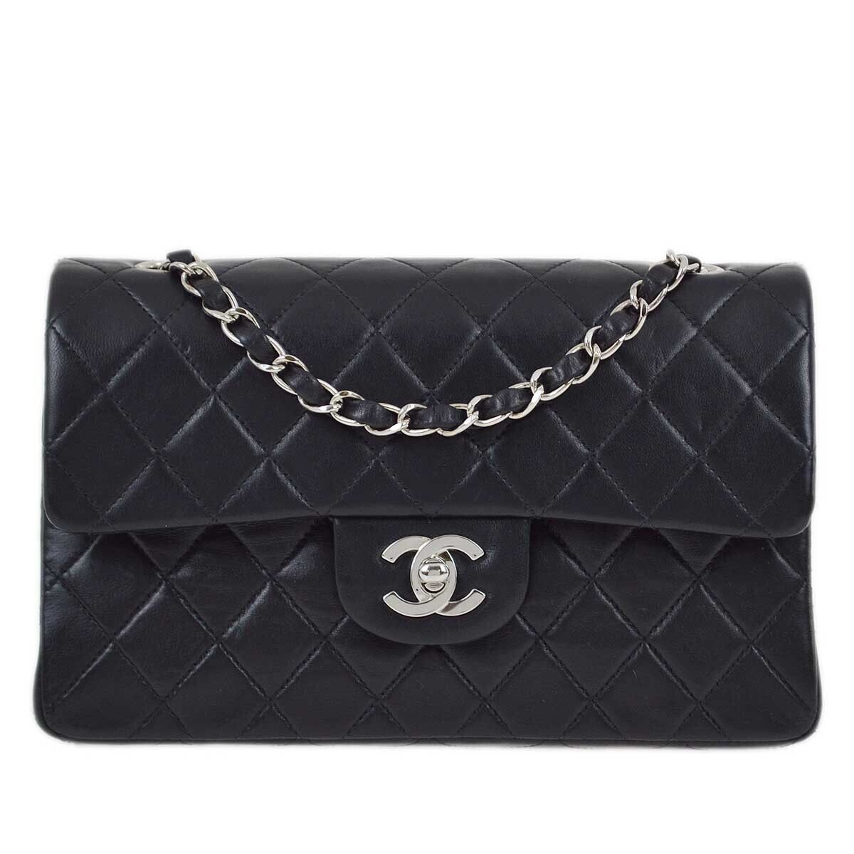 Chanel Black Lambskin Small Classic