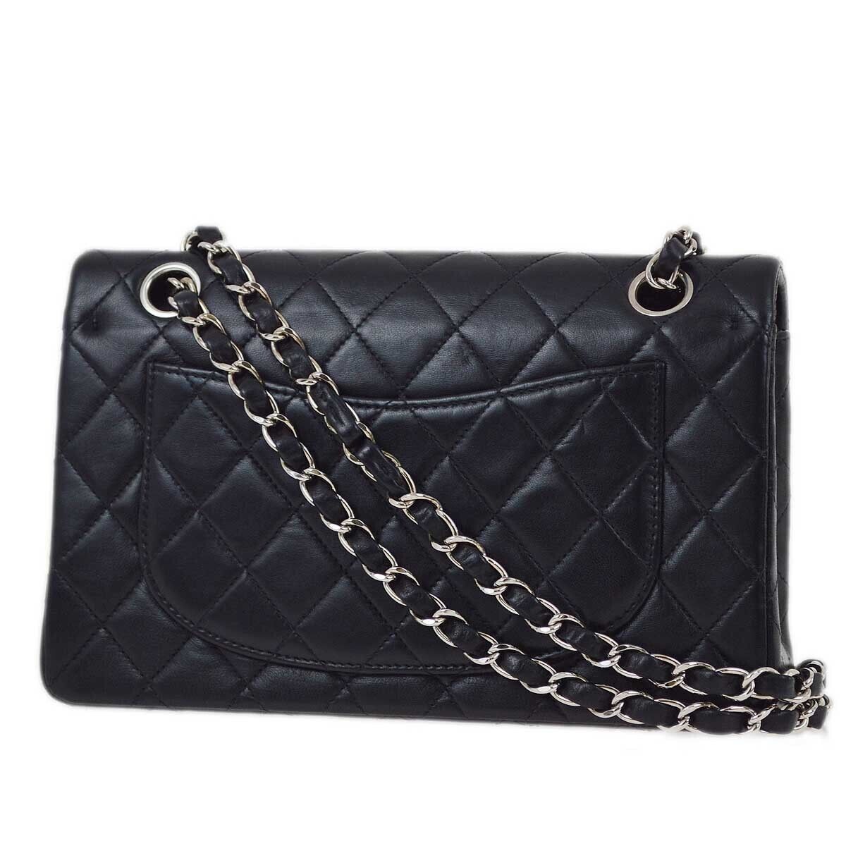 Chanel Black Lambskin Small Classic
