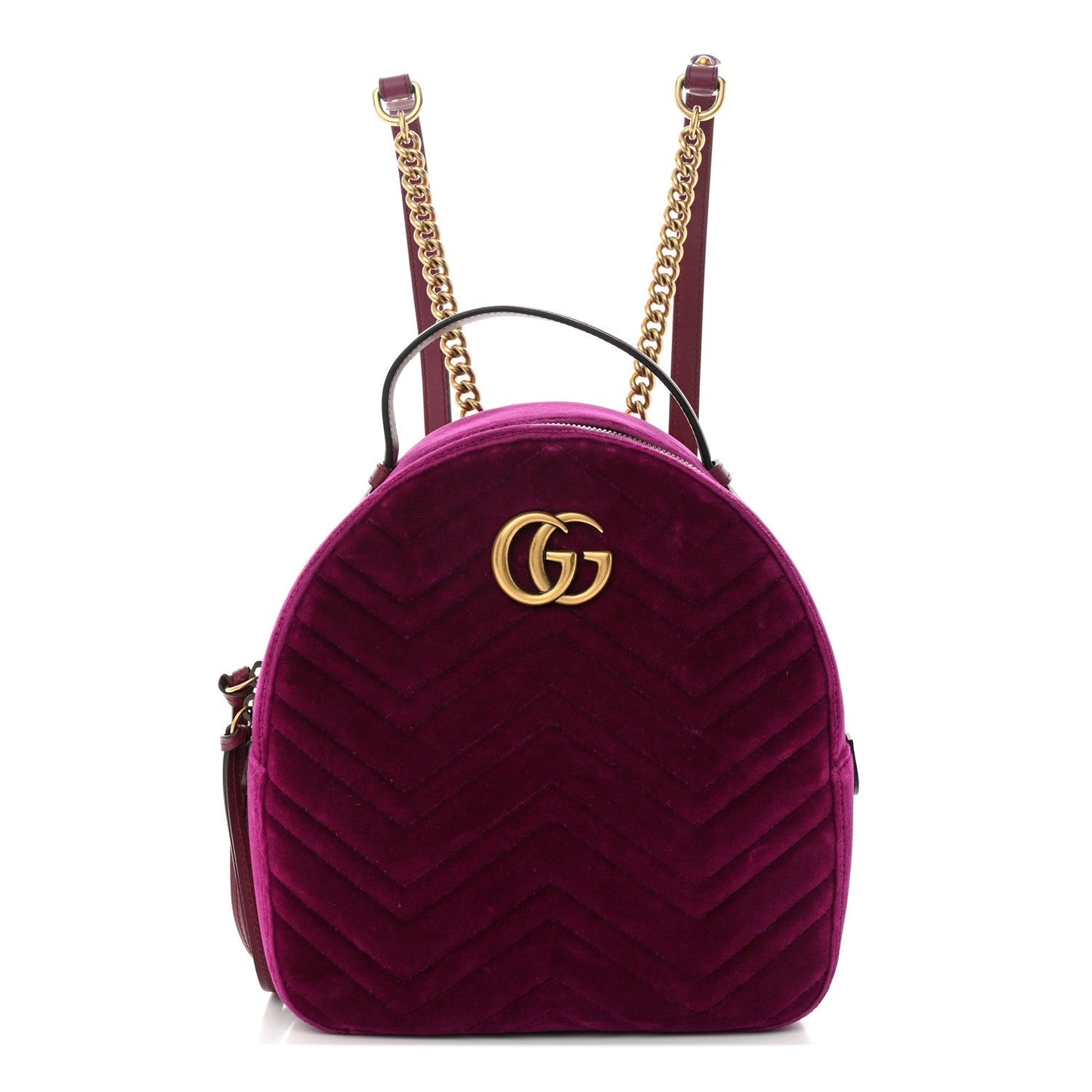 Gucci Velvet Matelasse Gg Marmont Dome