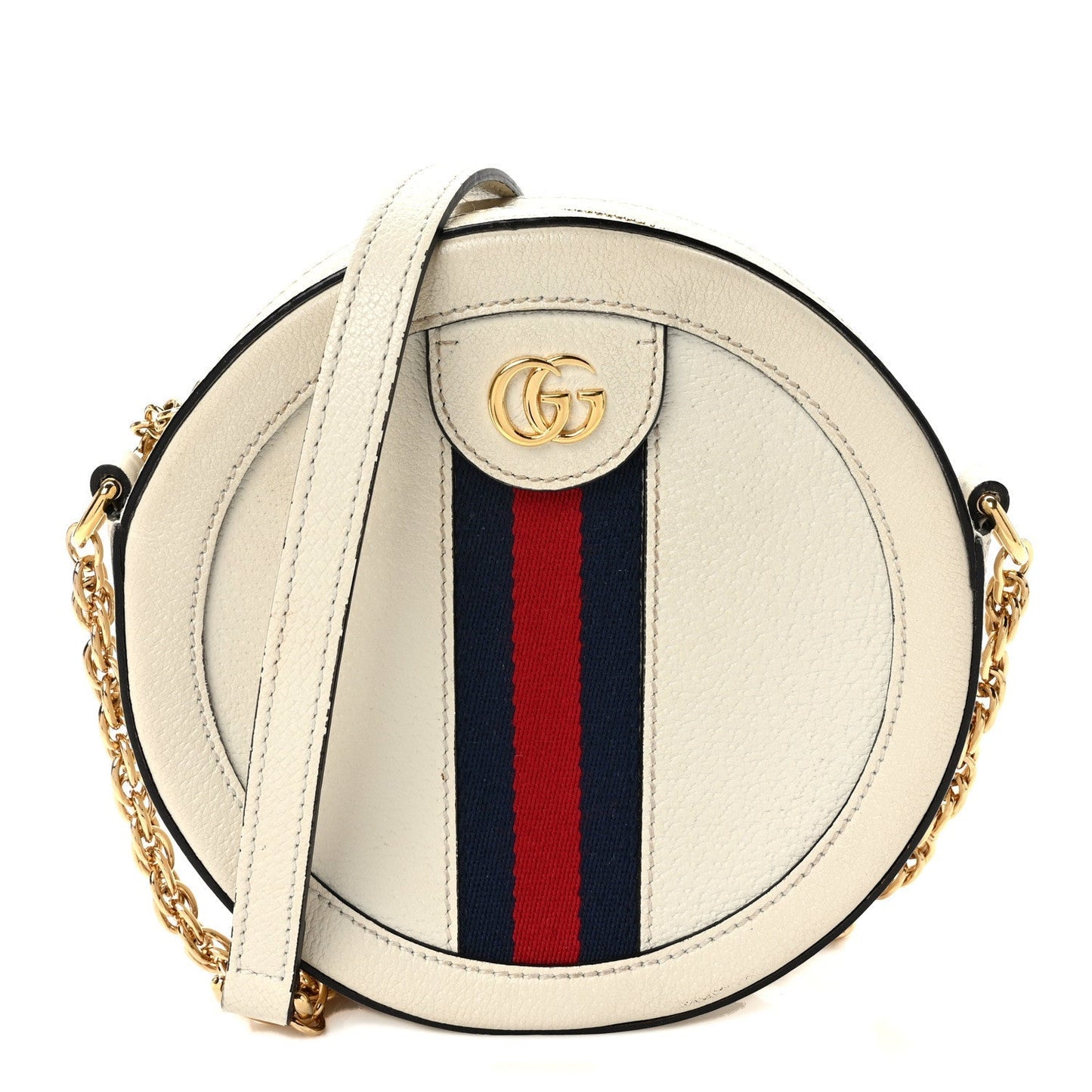 Gucci Textured Calfskin Web Mini Ophidia