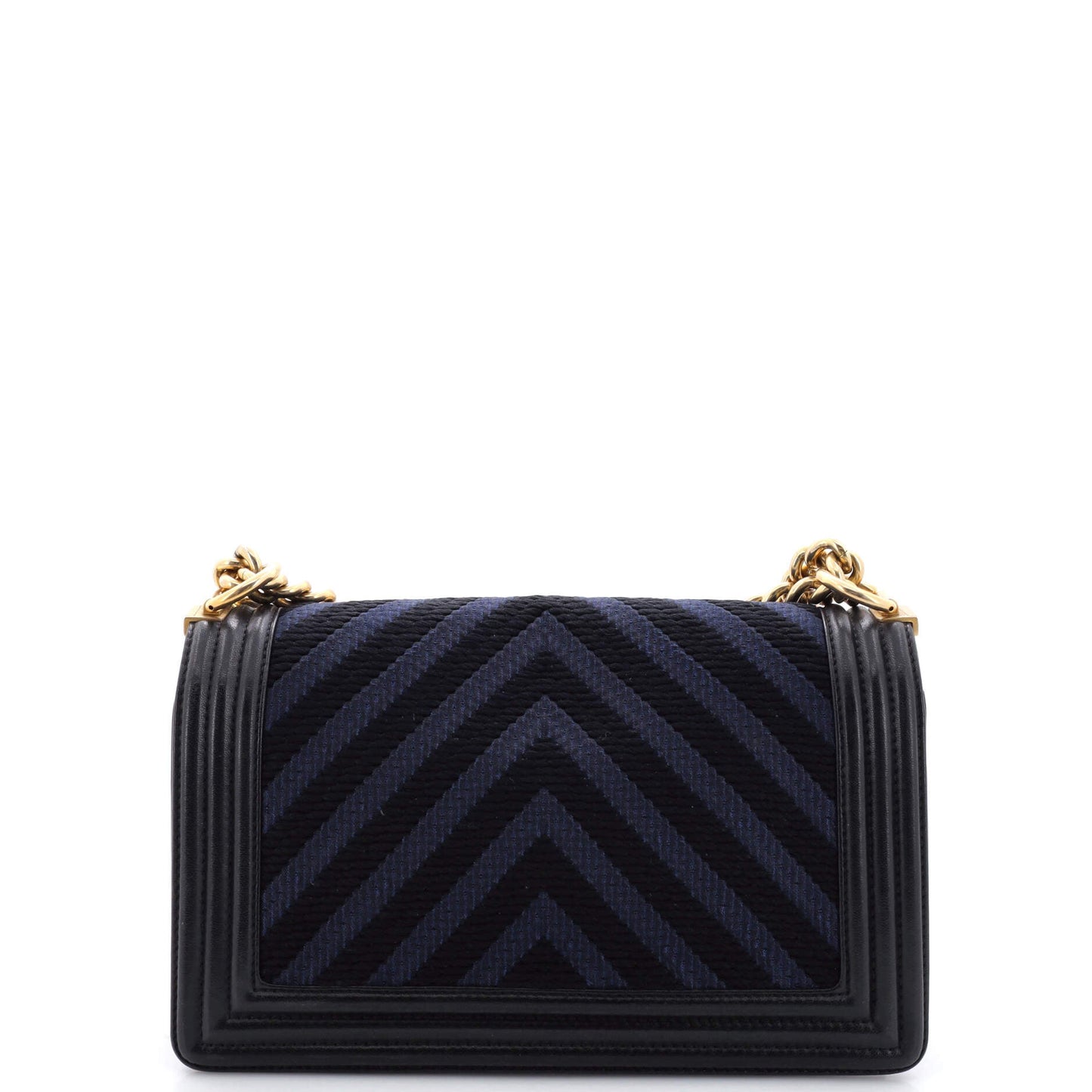 Chanel Boy Flap Bag Braided Chevron