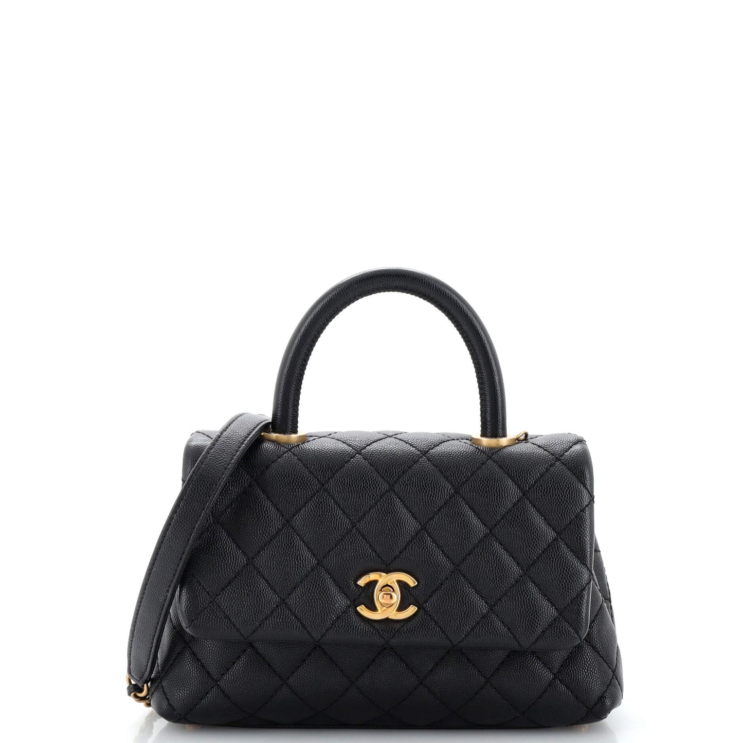 Chanel Coco Top Handle Bag Quilted