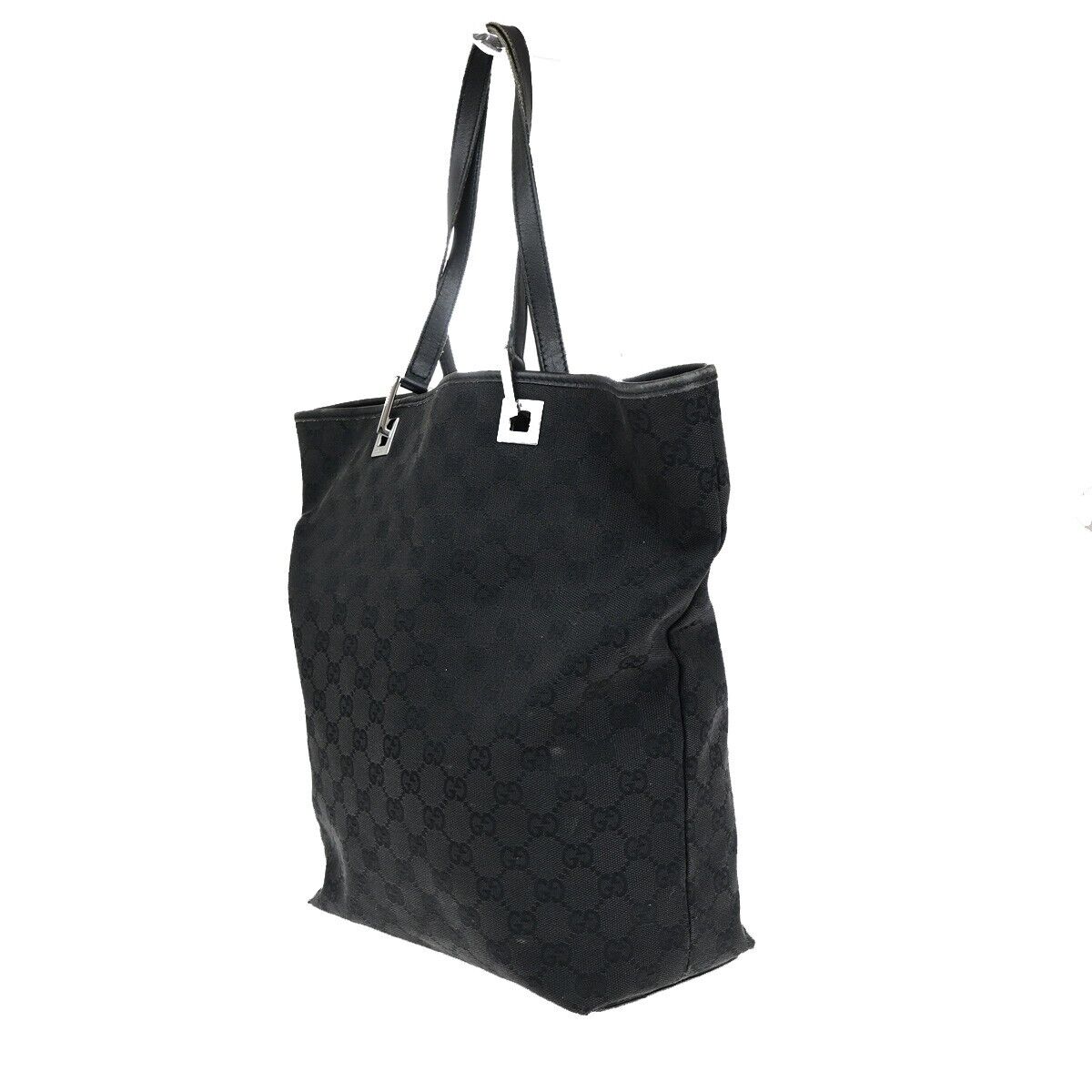 Gucci Logo Gg Pattern Shoulder Tote Bag