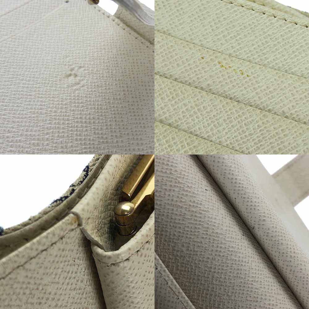 LOUIS VUITTON Bifold Wallet M95659 Monogram Minilan , Leather white Portonebier Vienova Women  d