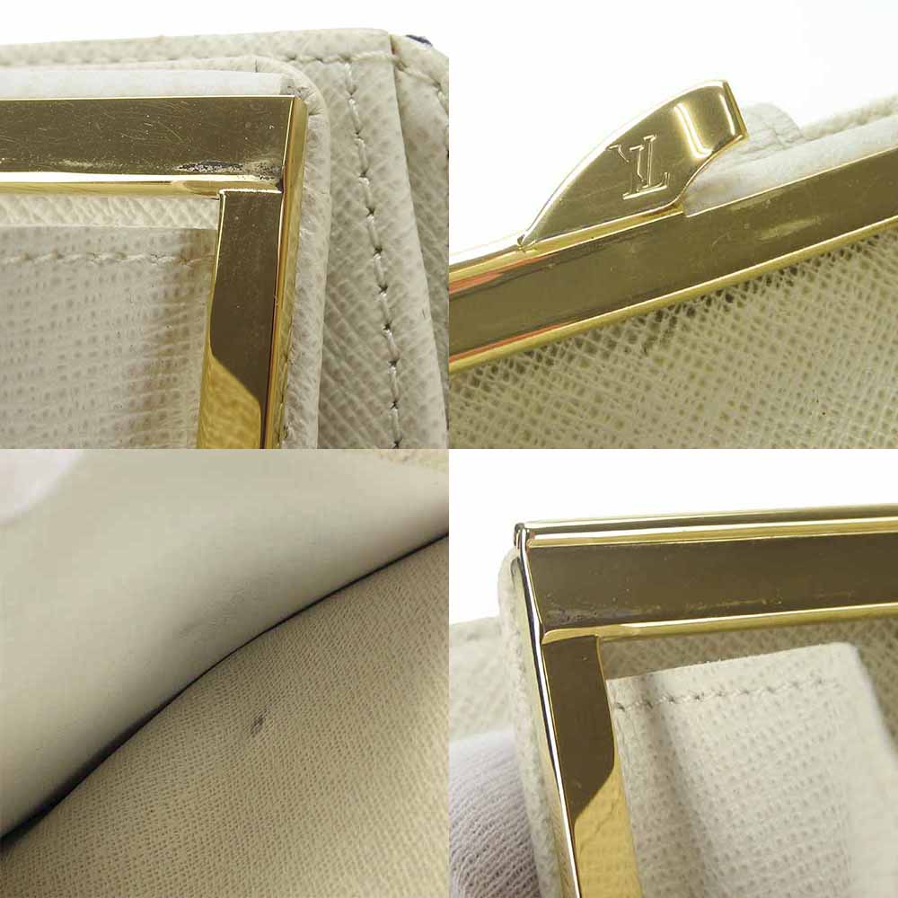 LOUIS VUITTON Bifold Wallet M95659 Monogram Minilan , Leather white Portonebier Vienova Women  d
