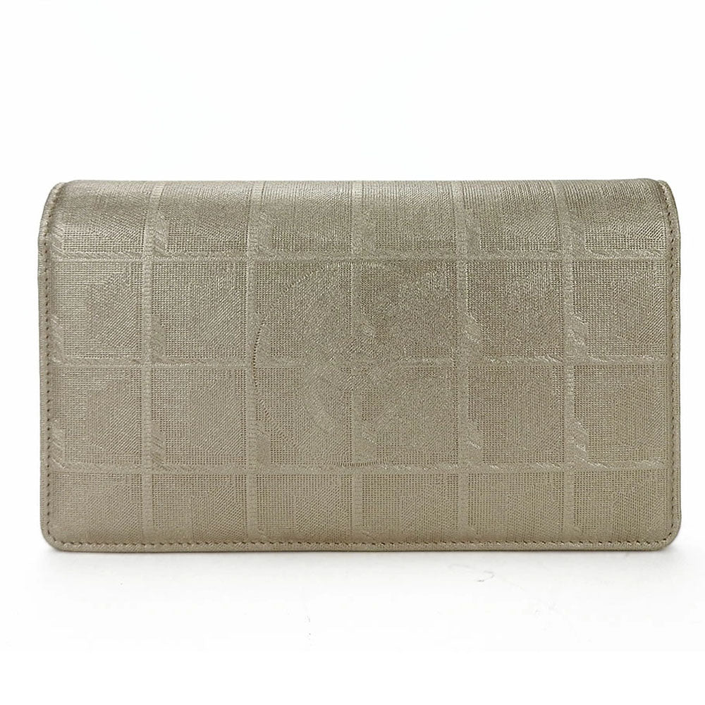 Chanel New Travel Line Jacquard Nylon Long Wallet