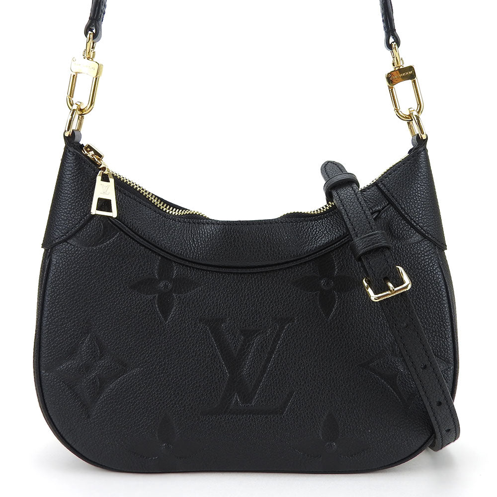 LOUIS VUITTON Shoulder Bag M46002 Monogram Ann Platt Noir Bagatelle NM