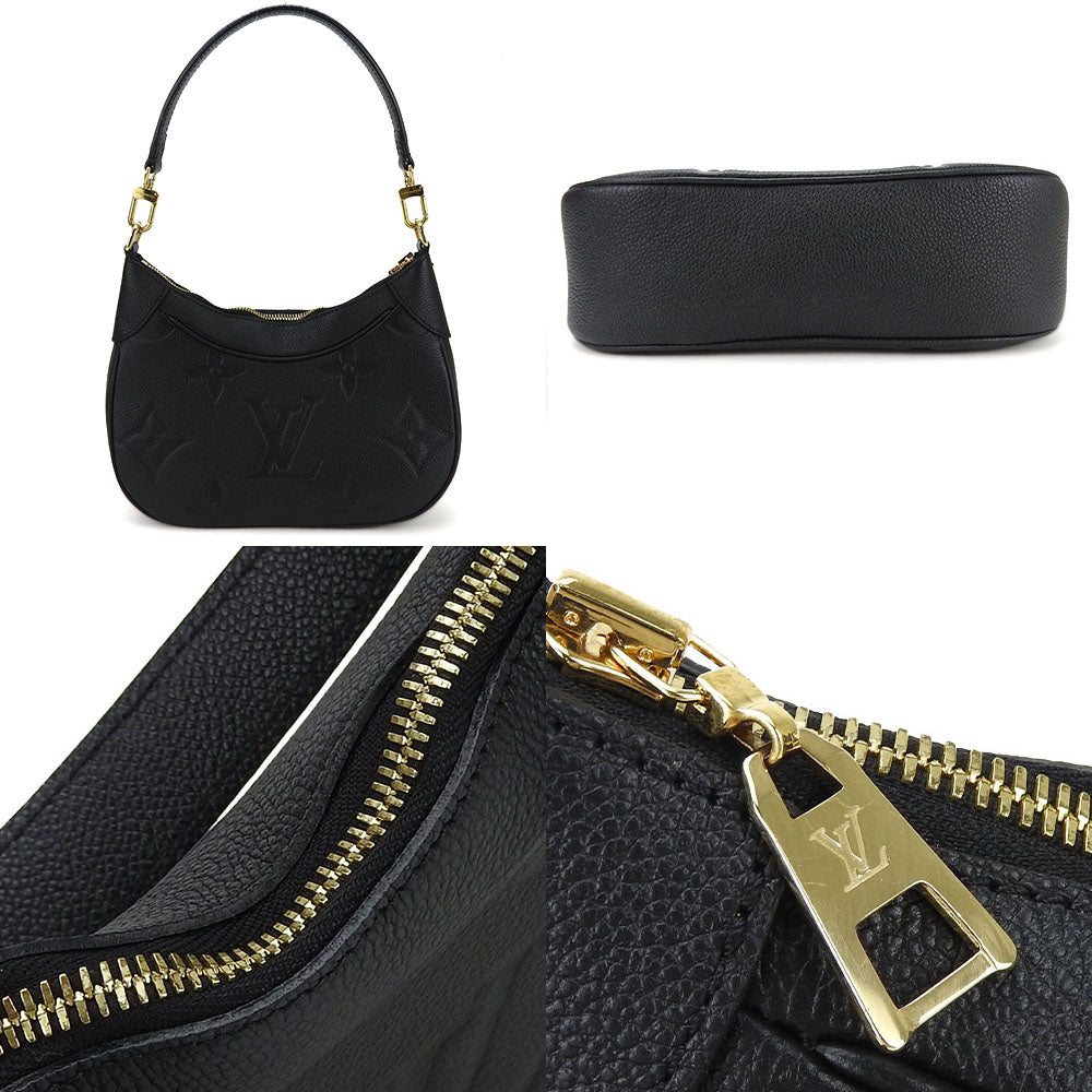 LOUIS VUITTON Shoulder Bag M46002 Monogram Ann Platt Noir Bagatelle NM