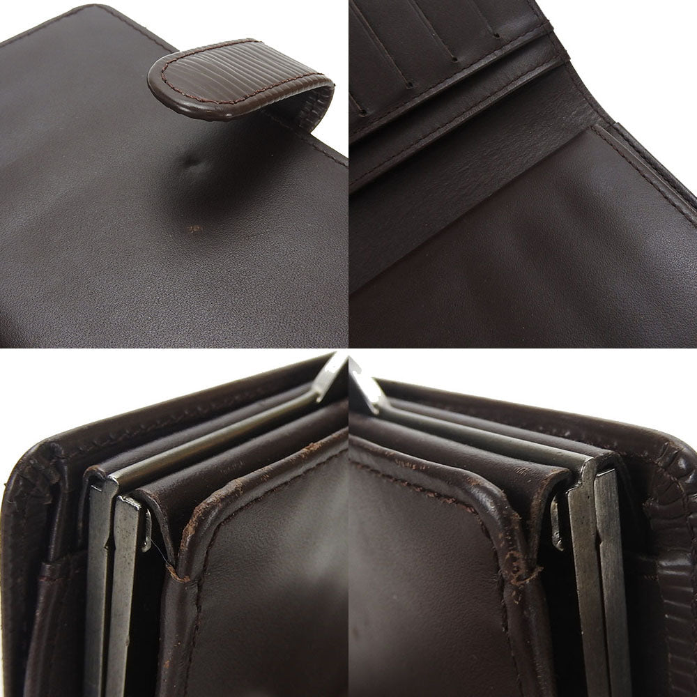 LOUIS VUITTON Bifold Wallet M6324D Epi Leather Brown Portefeuille Viennoiserie Women  d