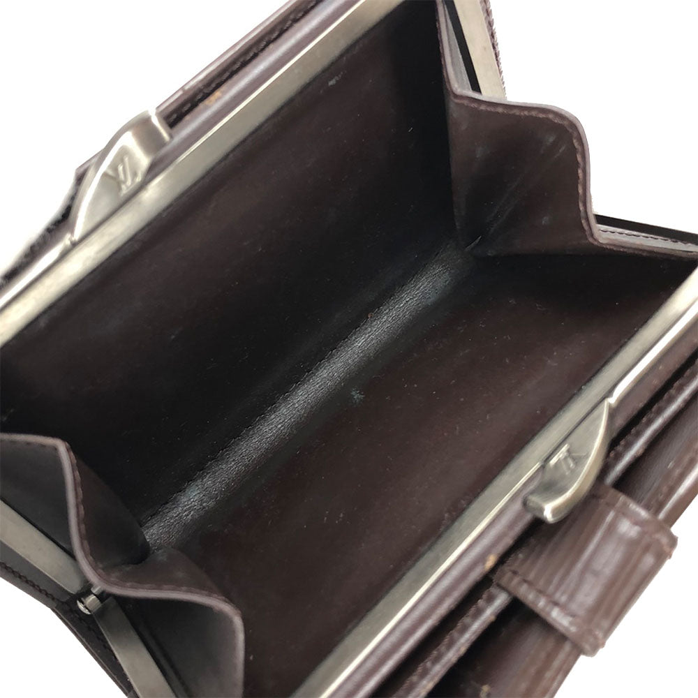 LOUIS VUITTON Bifold Wallet M6324D Epi Leather Brown Portefeuille Viennoiserie Women  d