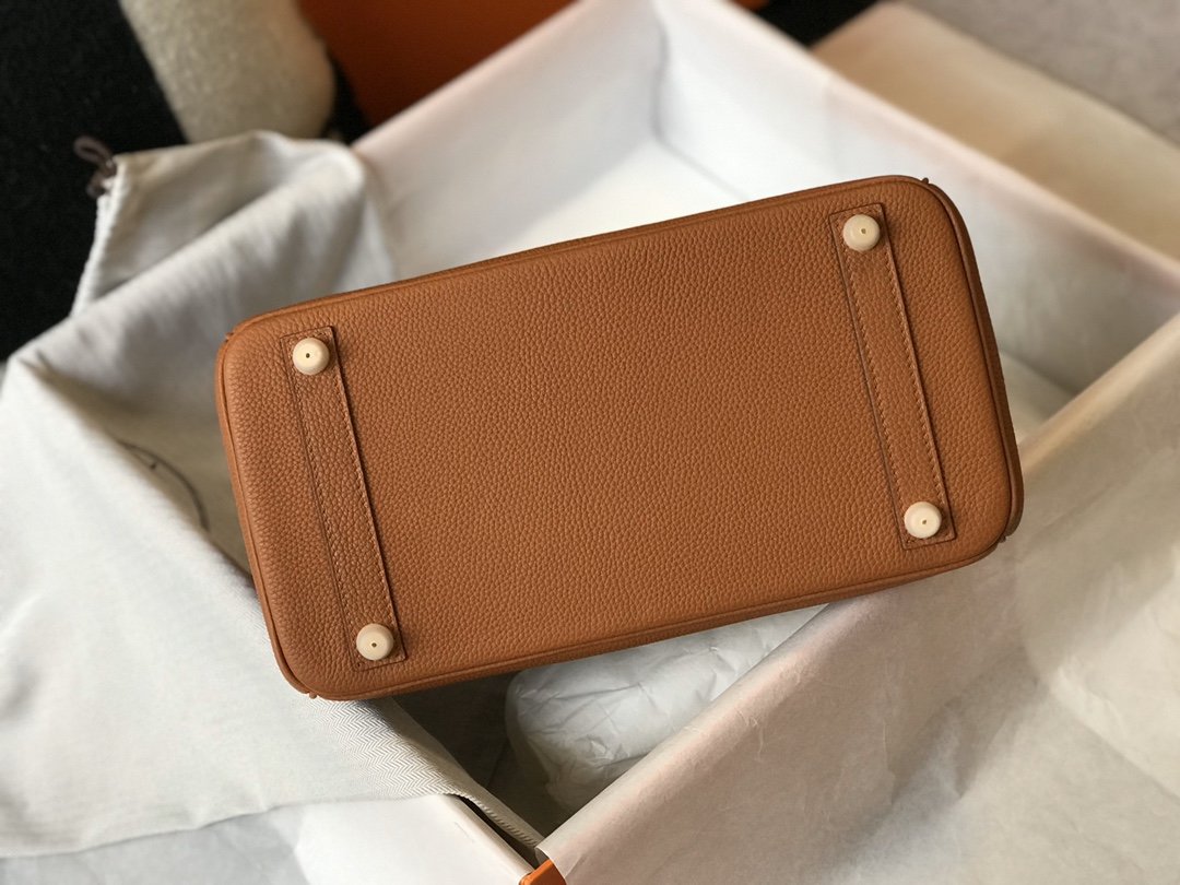 Top Quality Birkin Brown For Women Gold Toned Hardware 11.8in/30cm