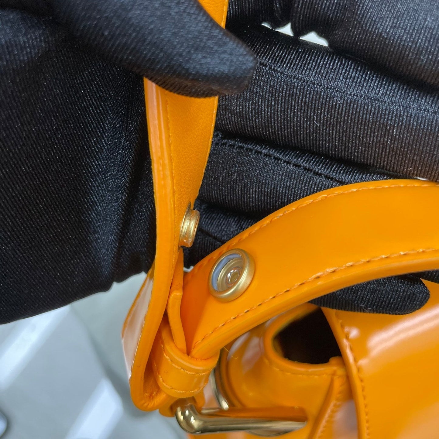 Top Quality Toyin Axillary Bag Orange, For Women, Bags 11in/28cm