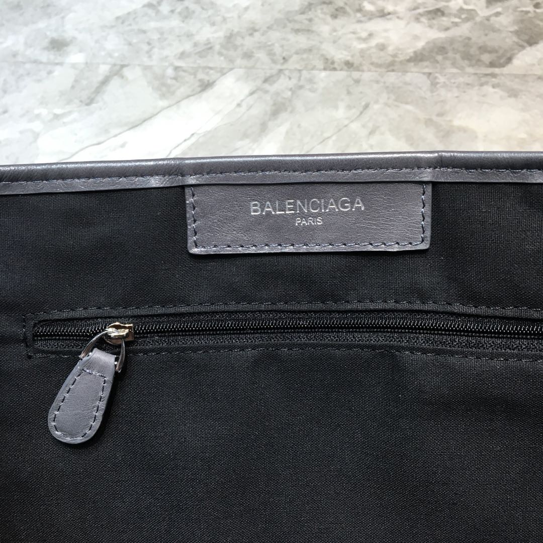 Top Quality Navy Small Cabas Tote Bag In Gray, For Women,  Bags 18.5in/47cm