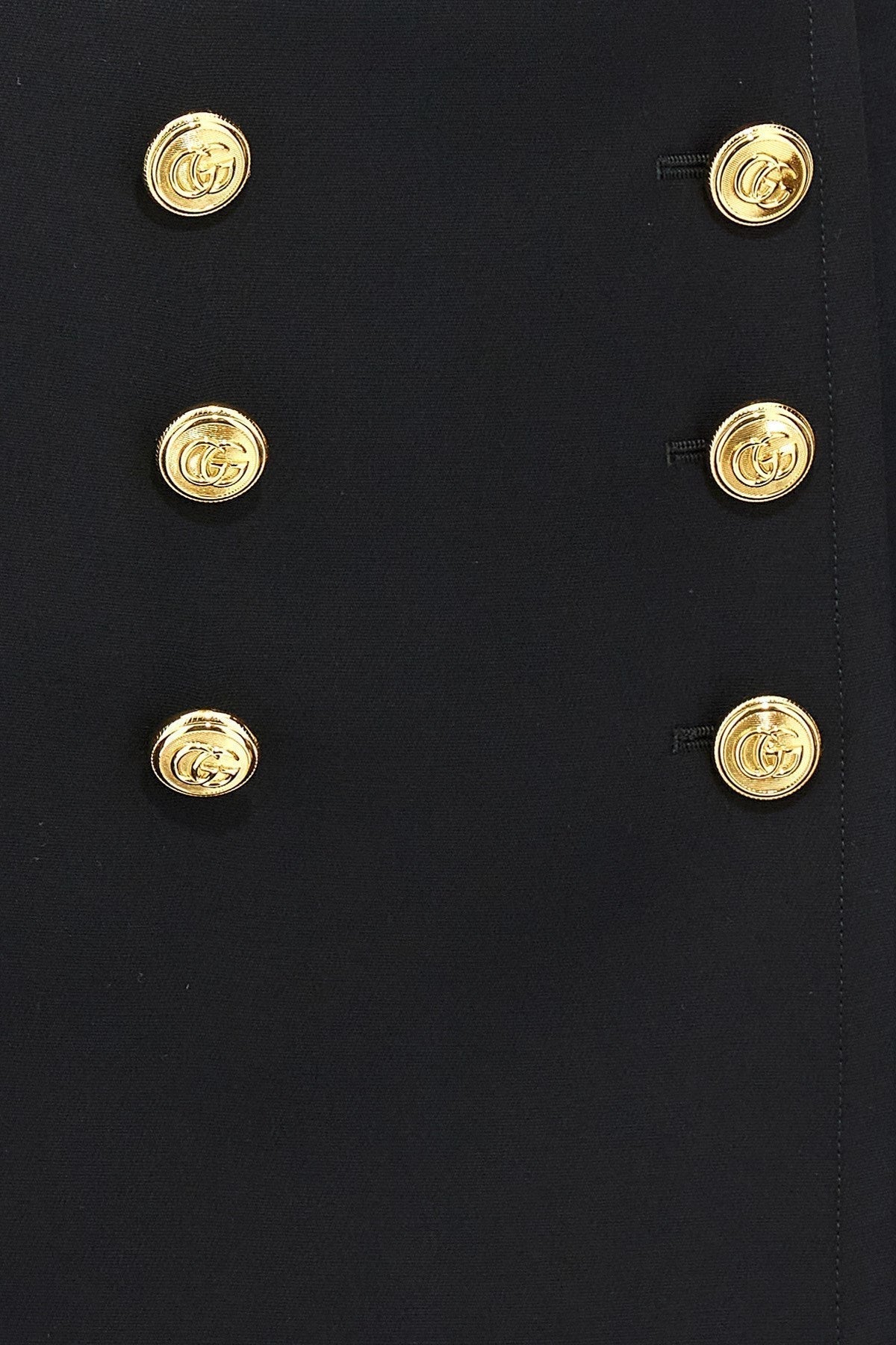 Gucci Women Logo Button Skirt