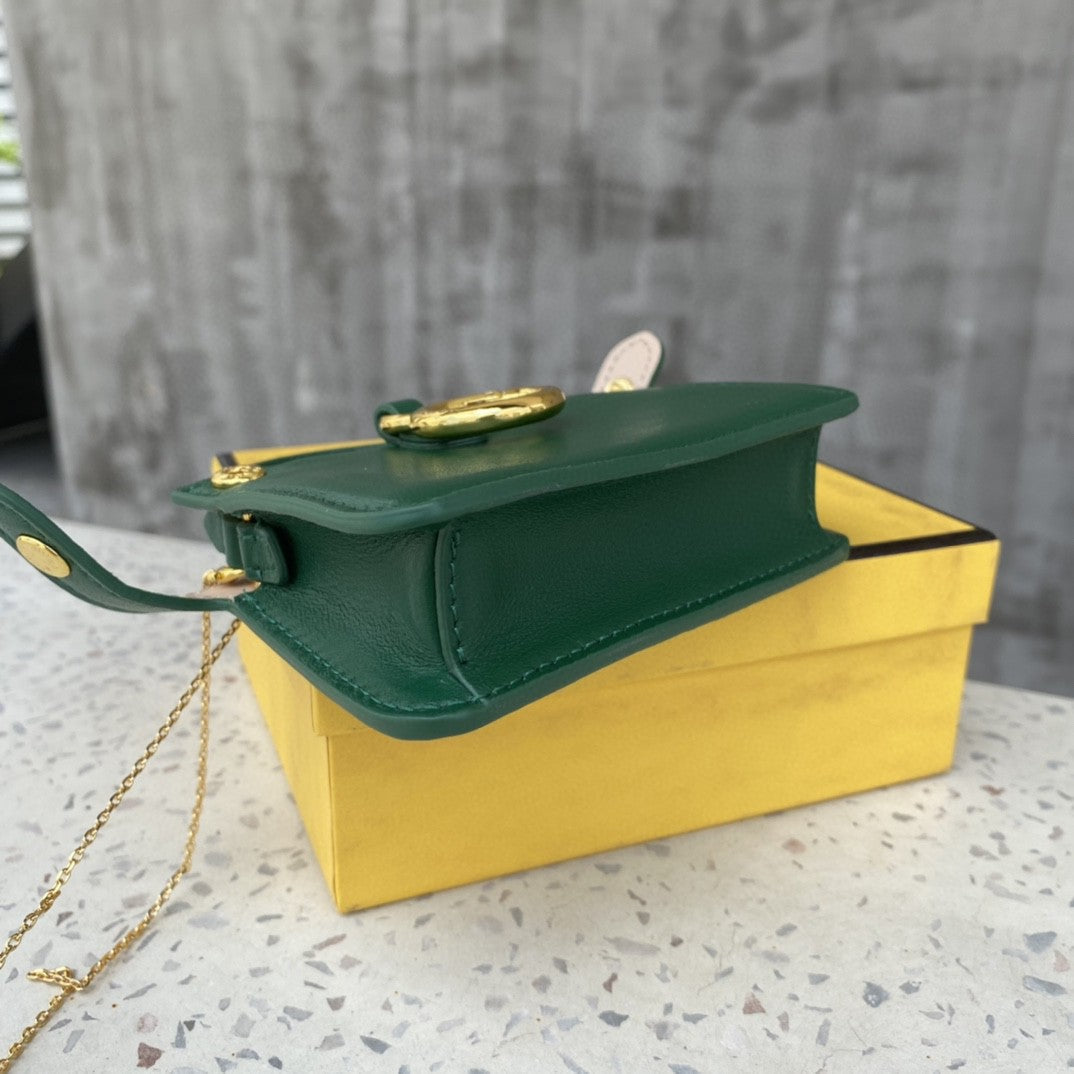 FI Nano Top Quality Charm Crossbody Green Bag For Woman 12cm/4.5in