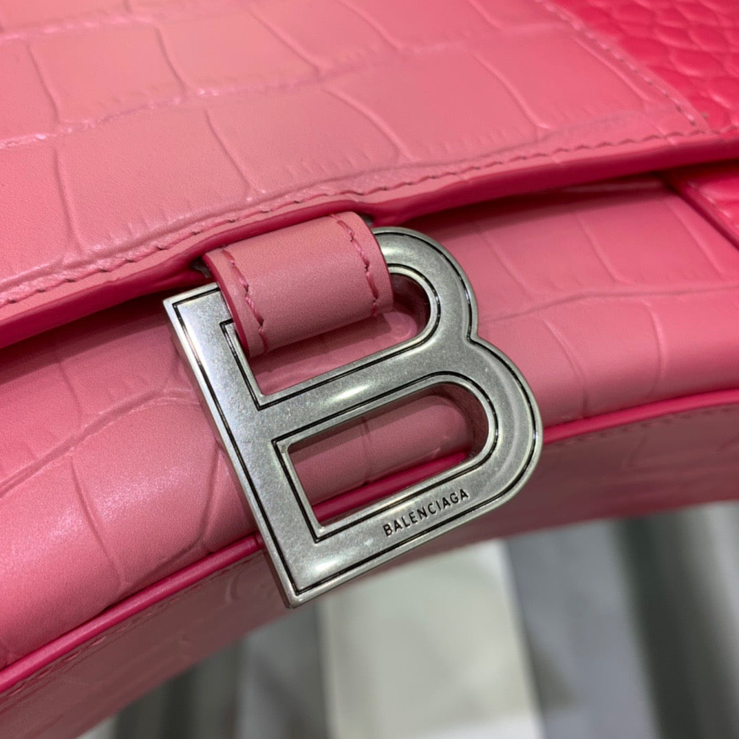 Top Quality Hourglass Small Handbag In Pink, For Women,  Bags 9in/23cm 5935462107U5812