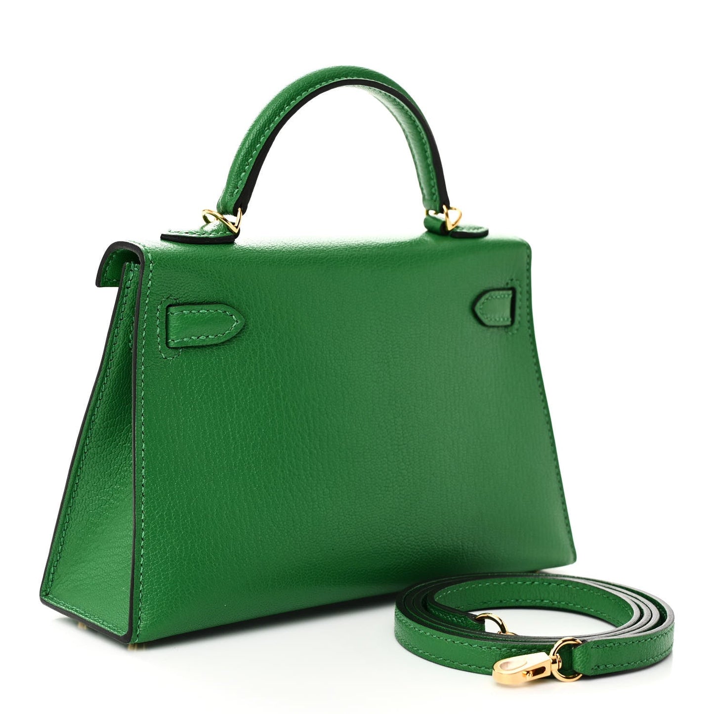 Hermes Chevre Mysore Mini Kelly Sellier 20 Bambou