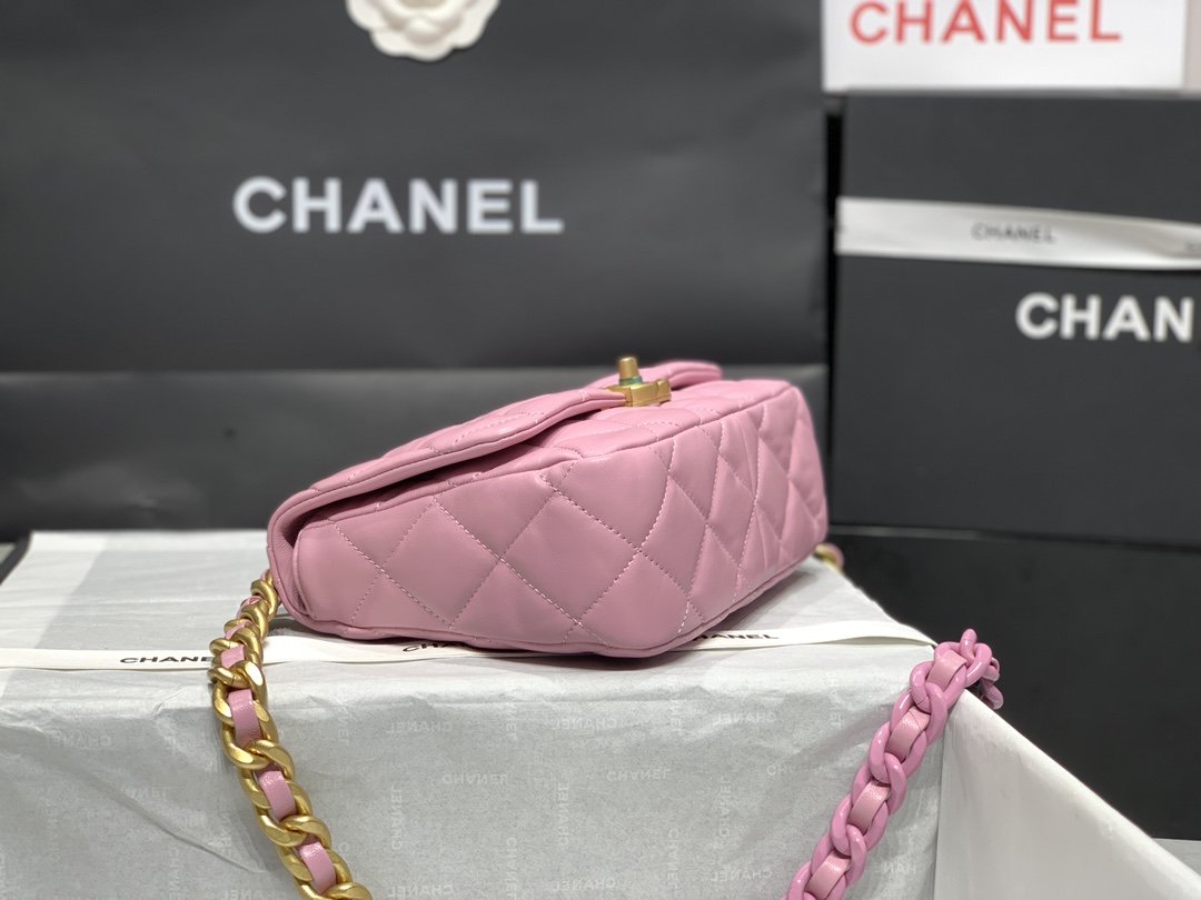 CHLSmall Top Qualityap Bag Gold-Tone Metal PiNike Bag For Women 16cm/6.2in