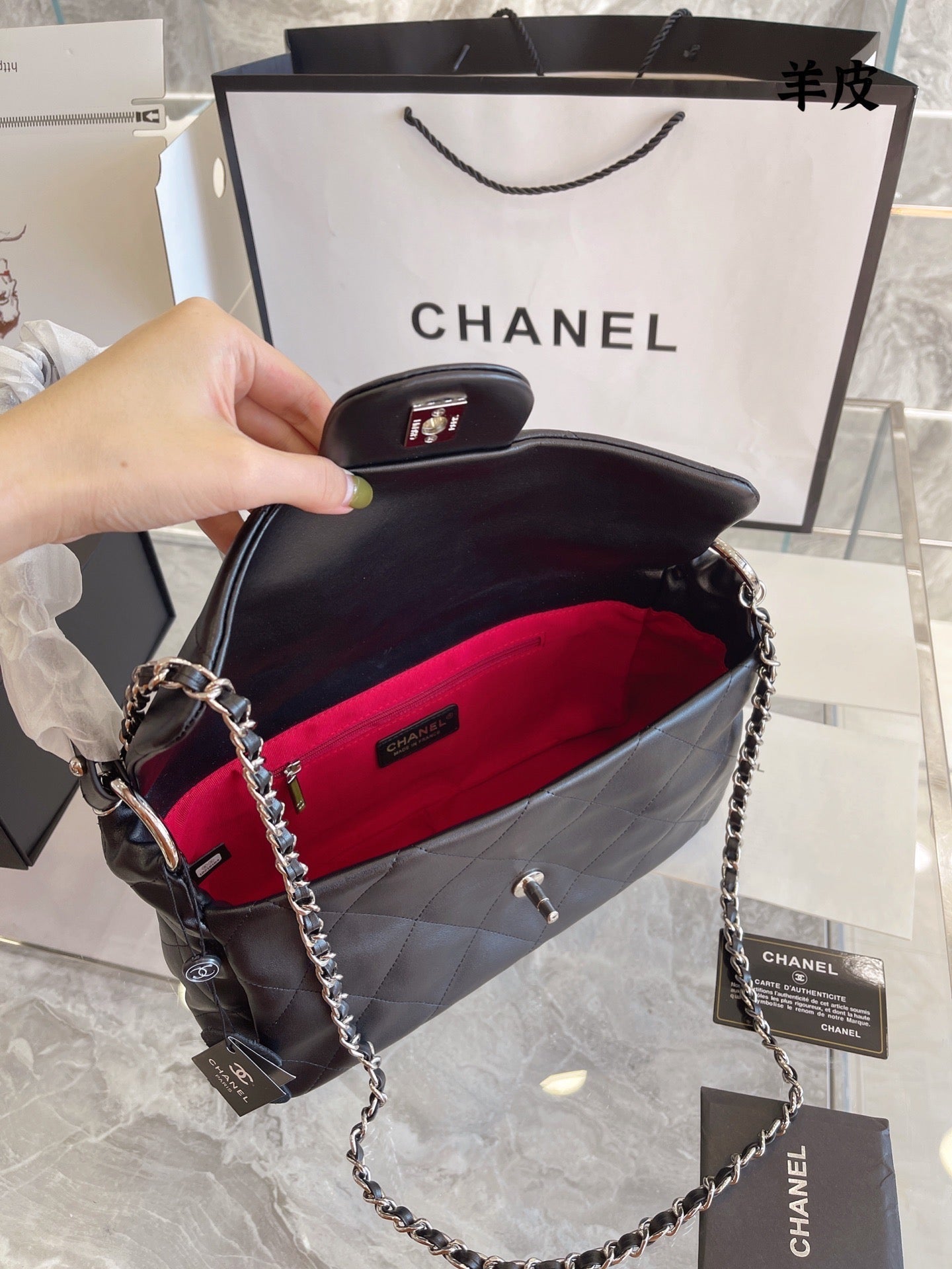EN - New 1:1 rep  Top Quality CHL Bag 307