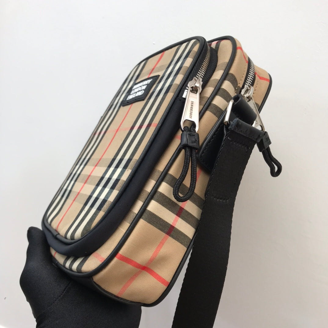 Top Quality  Check And Crossbody Bag For Men, Bags 8.7in/22cm