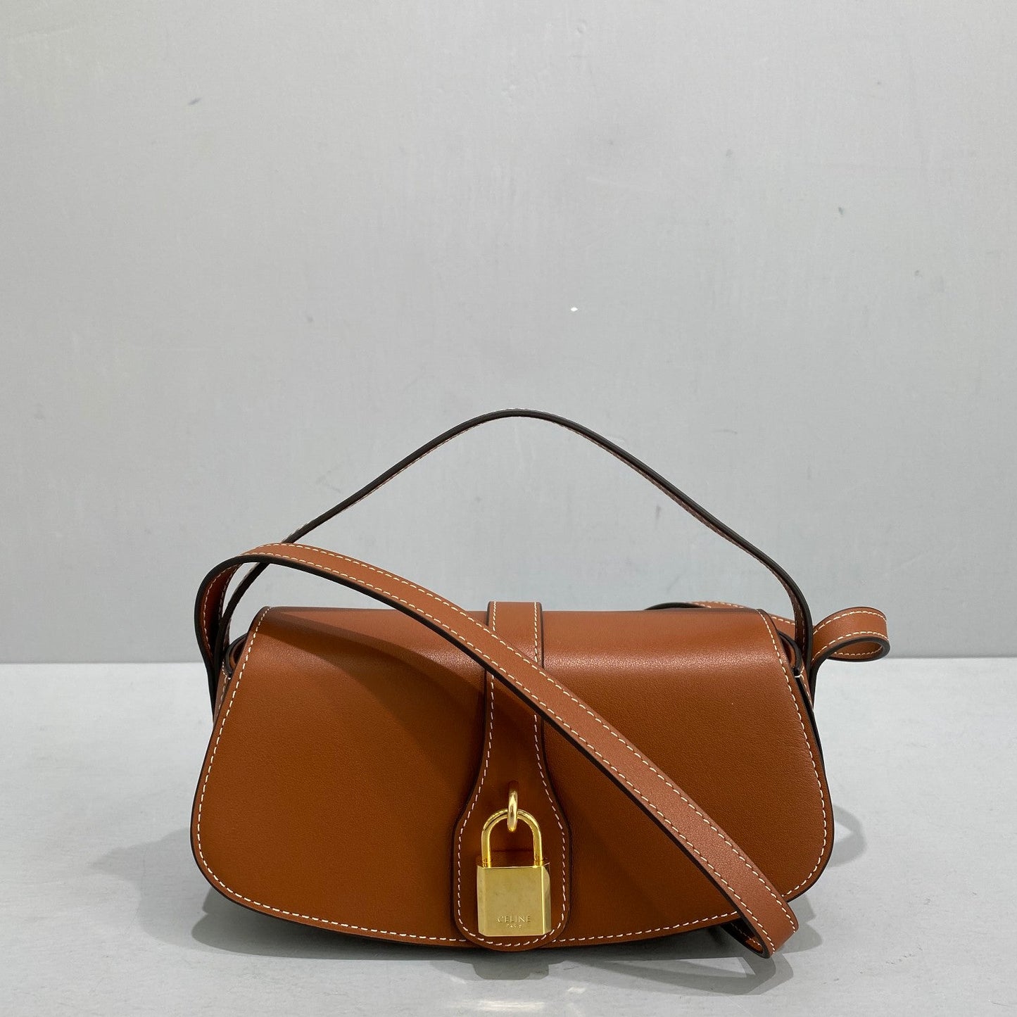 Top Quality Clutch On Strap Brown For Women 7in/18cm 10I593DQ1.04LU